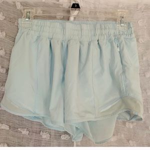 Lululemon Light Blue Hotty Hot Shorts